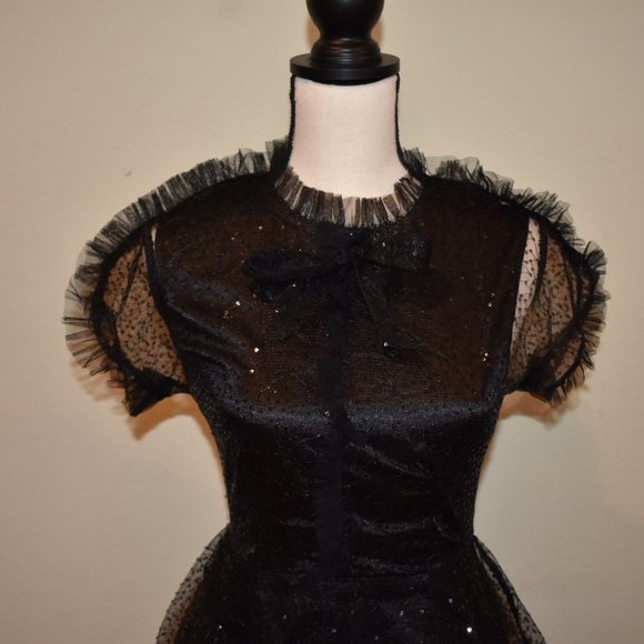 SOLD Wednesday Addams style dress - Picture 5 of 14